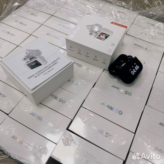 Беспроводные наушники с экраном