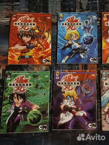 Bakugan бакуган. dvd диски аниме