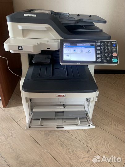 Мфу лазерный цветной oki вместе с картиджами