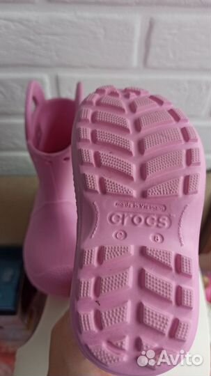 Резиновые сапоги crocs 25