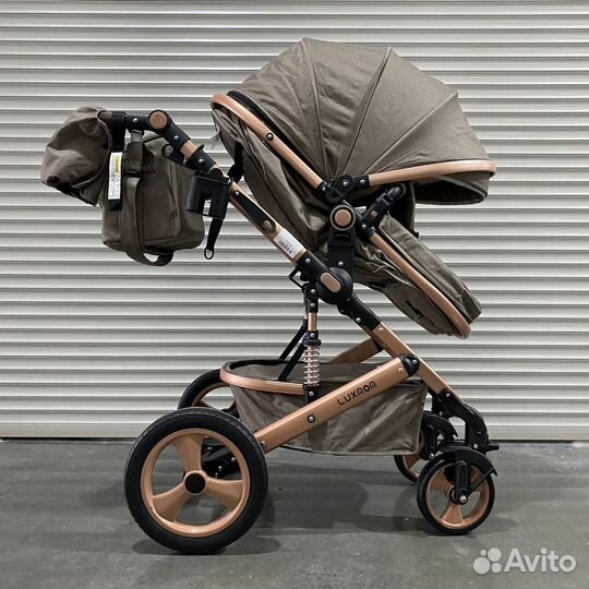 Коляска трансформер 3в1 luxmom 518 new