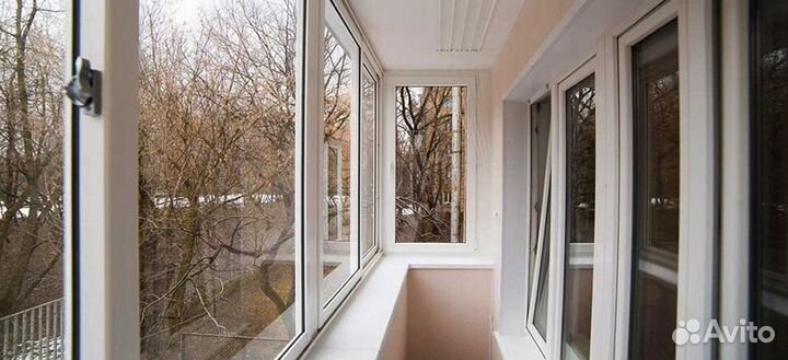 Алюминиевые балконные окна