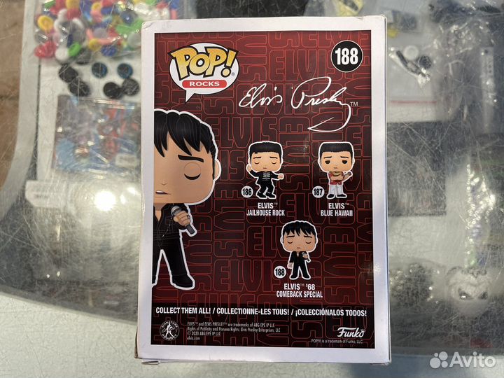 Funko Pop Elvis 68’ Comeback Special 188