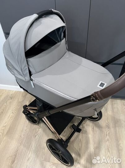 Коляска 3 в 1 Cybex priam 4 2022 Soho Grey