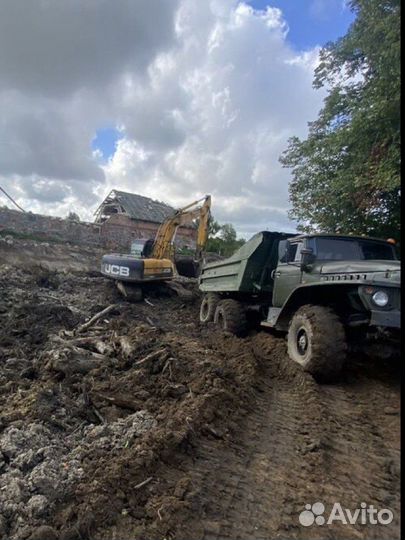 Услуги вездехода урал,камаз,так же есть JCB 4cx