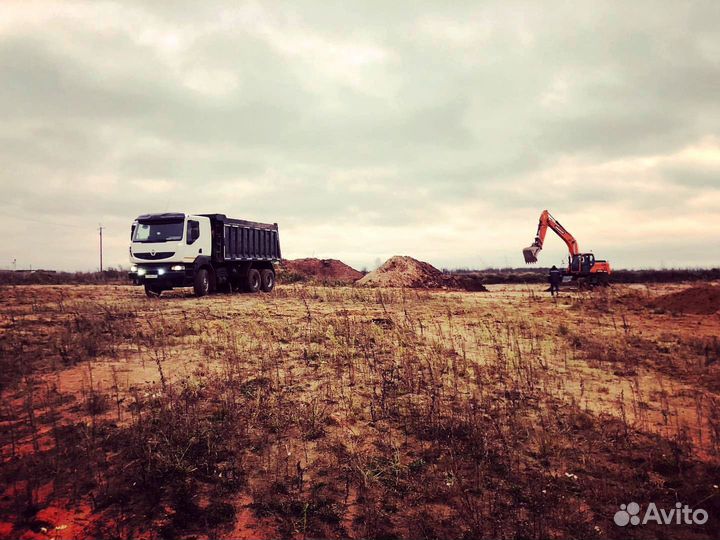 Песок карьерный с доставкой