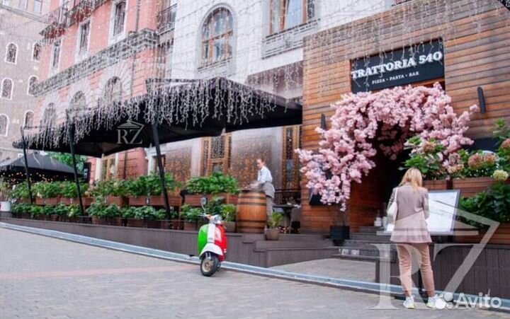 Зонт для кафе на бокой\центральной опоре