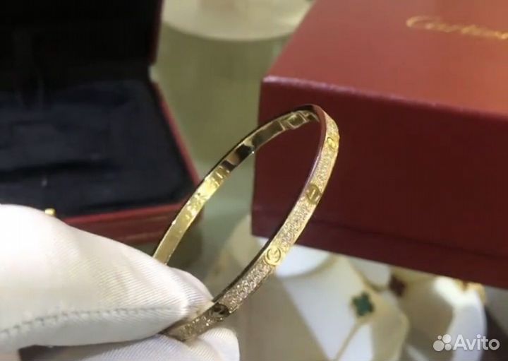 Золотой браслет Cartier