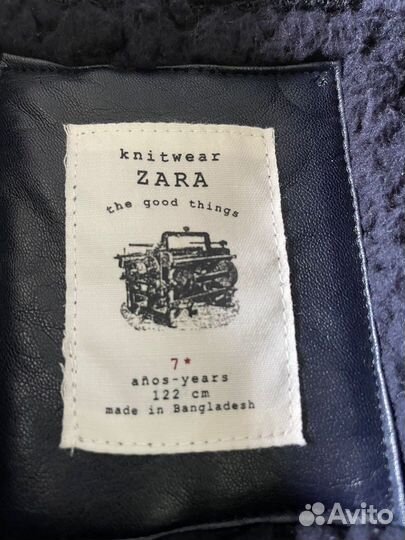 Пальто детское zara