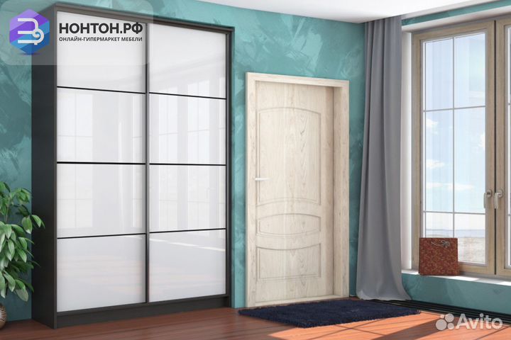 Шкаф-купе Байкал-2 стл.268.11 дуб феррара / белый