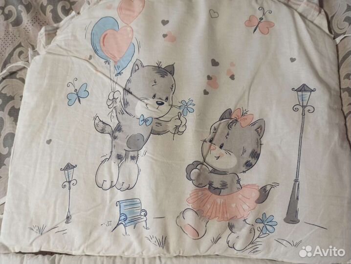 Бортики в детскую кроватку