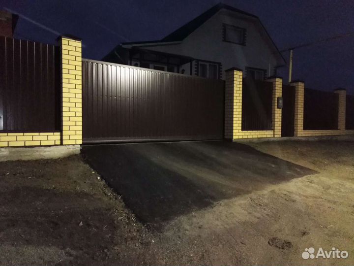 Заборы из профнастила под ключ