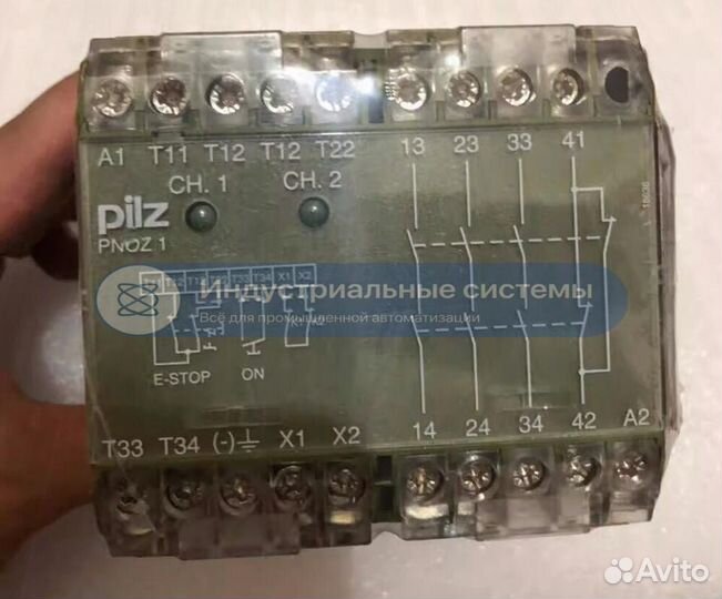 Реле безопасности Pilz pnoz 1 24VAC 475600