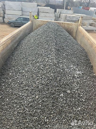 Дробленый бетон в мешках, и валом до 25м3