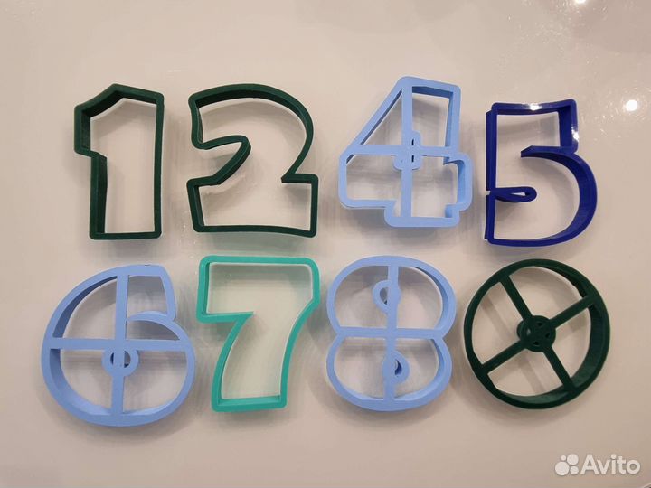 Формочки для выпечки цифры