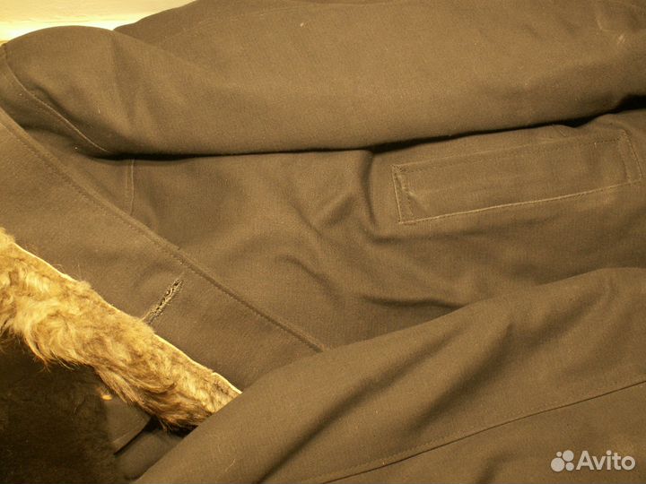 Меховой полушубок СССР (удлинённая куртка)