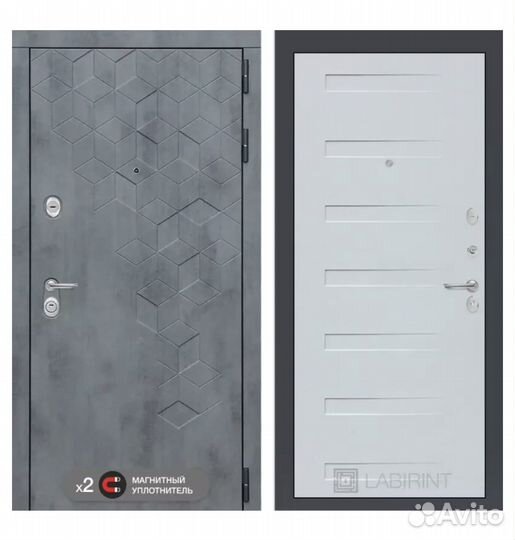 Дверь входная металлическая Бетон