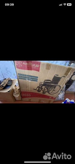 Инвалидная коляска новая