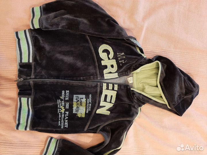 Спортивная кофта на молнии для мальчика, р.110