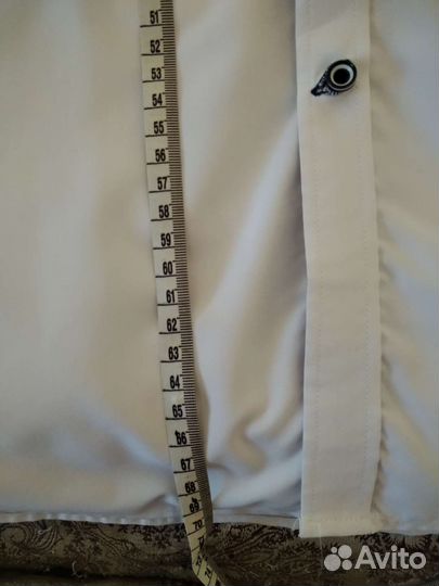 Рубашка мужская/школьная белая рост 167