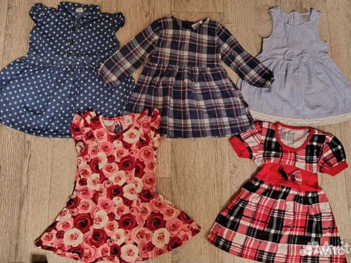 Вещи(сарафан,блузка,костюм,платья)на девочку 92р