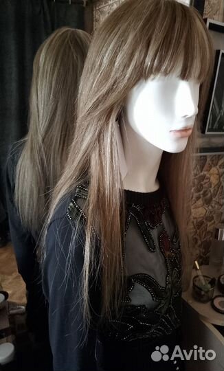 Парик из натуральных волос новый