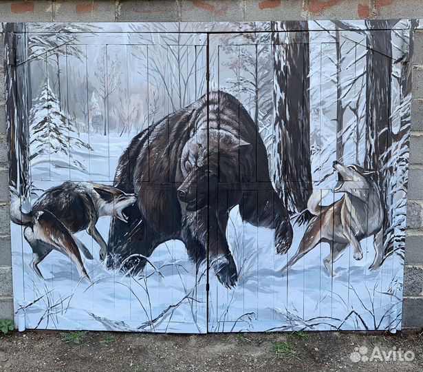 Роспись стен, картины на заказ