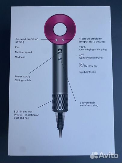 Фен для волос профессиональный super hair dryer