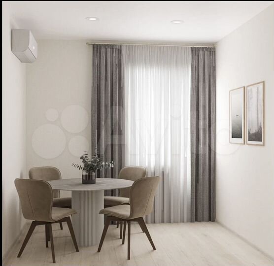 2-к. квартира, 53,5 м², 6/25 эт.