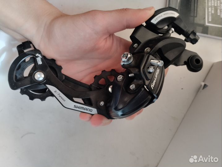 Переключатель задний shimano tourney TY500