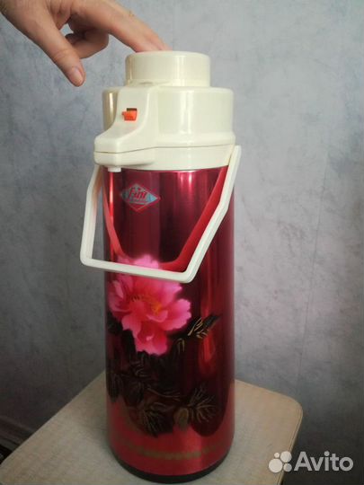Термос 3 л фабричное произ-во + помпа