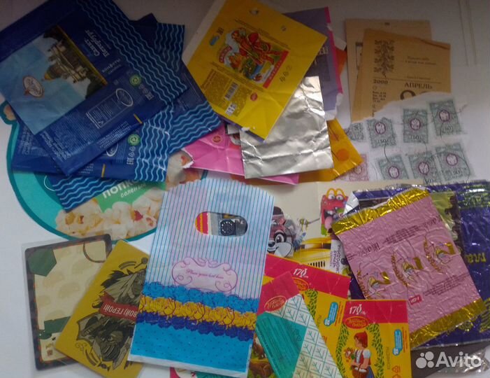 Фантики для школьных поделок