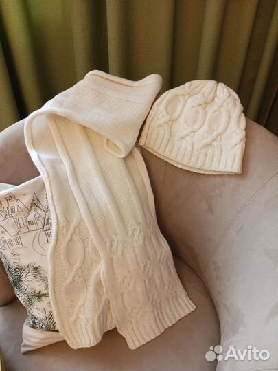 Комплект шапка и шарф