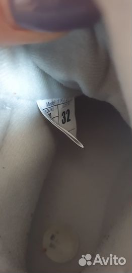 Лыжи детские, ботинки 32 р-р, палки