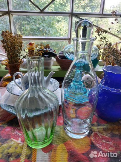 Бутылка винтажная штоф, ваза