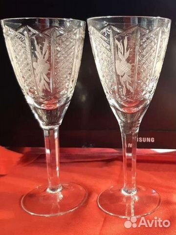 Рюмки, бокалы, фужеры хрусталь СССР