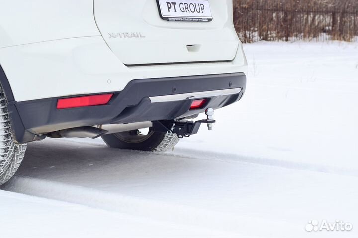 Фаркоп для Nissan X-Trail с 2014, съемный квадрат