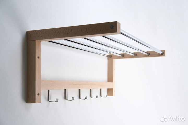 Вешалка настенная с полкой IKEA Чусиг