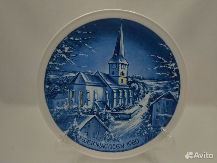 Настенная декоративная тарелка* рождество *Schönwa