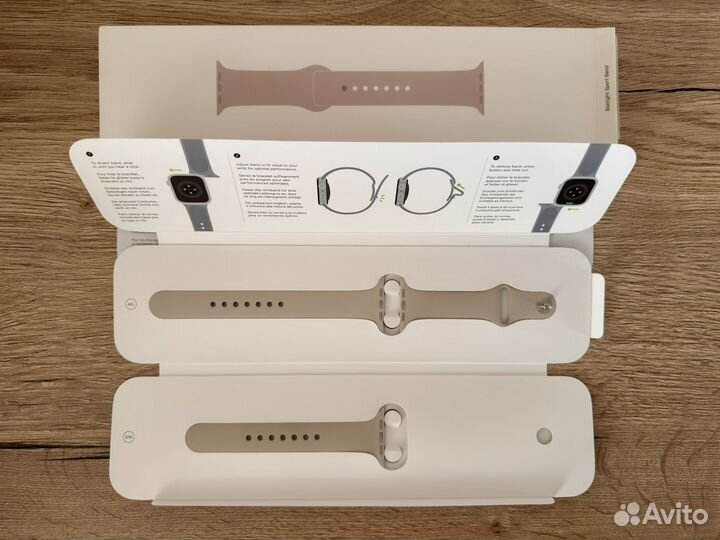 Ремешок Apple Watch 45mm Starlight Sport Band