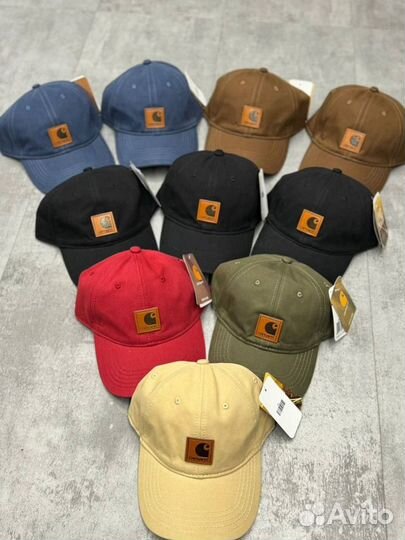 Бейсболка Carhartt, кожаная этикетка