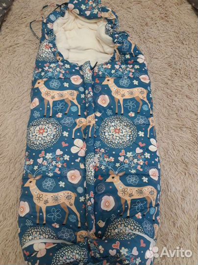 Зимний конверт в коляску