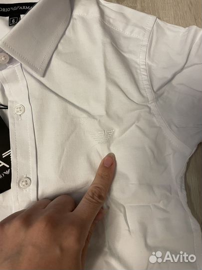 Рубашка Armani мальчику с 6-16лет