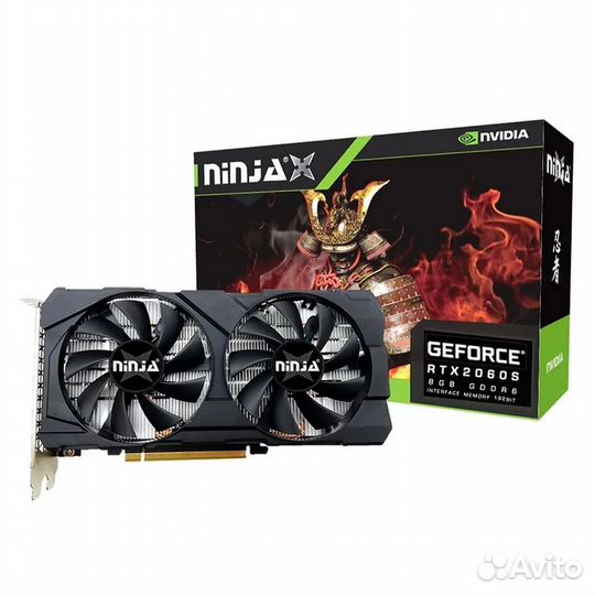 Ninja RTX2060super 8GB 256bit gddr6 DVI hdmi DP pc