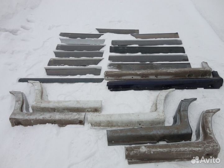 Молдинги,пороги ваз 2114