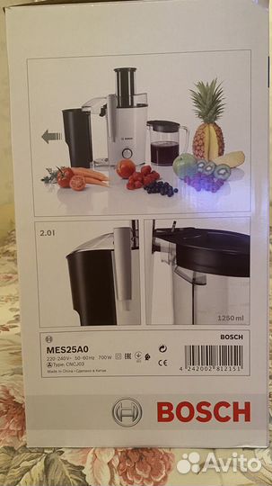 Соковыжималка bosch