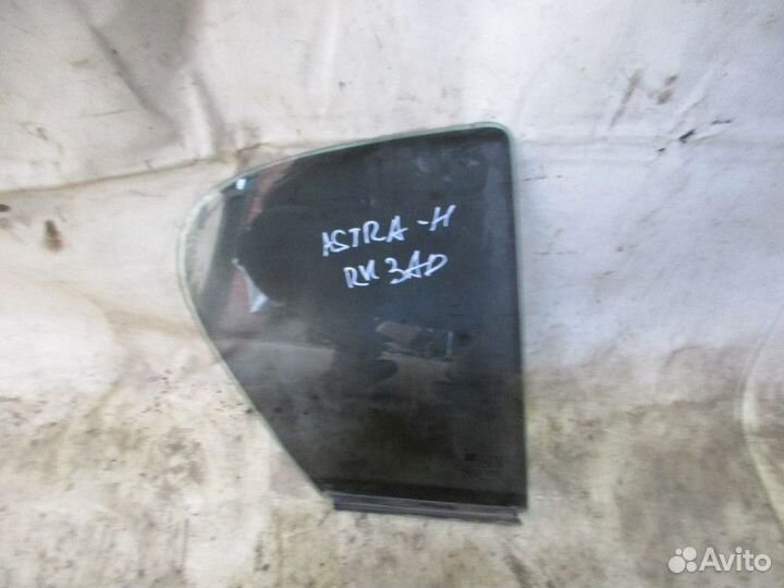 Стекло двери задней правой форточка Opel Astra H