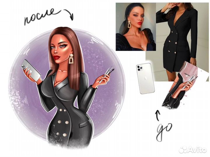 Портрет по фото на заказ