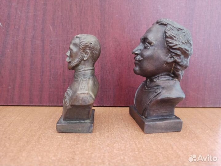 Бюст Бронза Николай II, Петр I