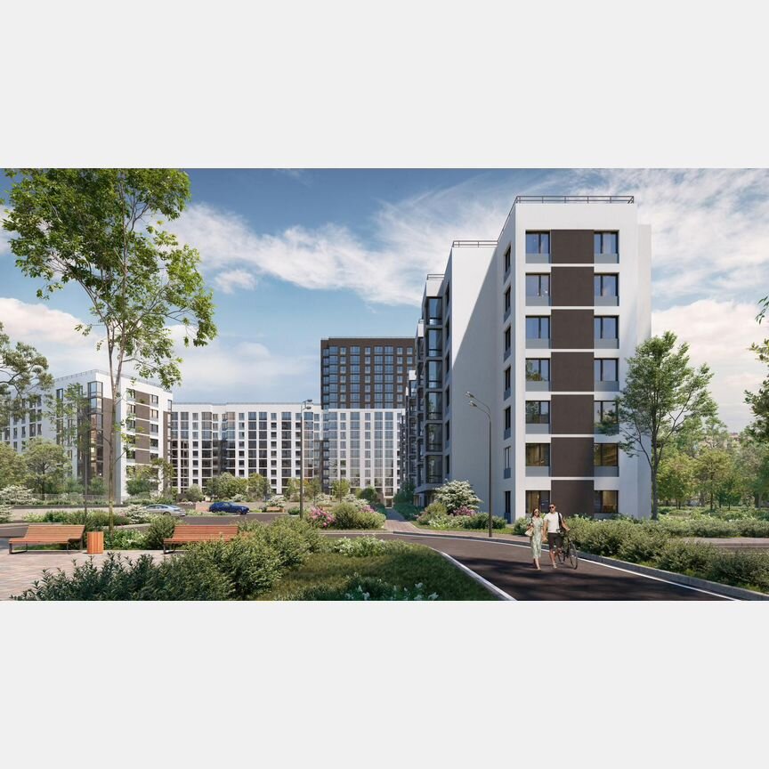 2-к. квартира, 55,1 м², 1/7 эт.